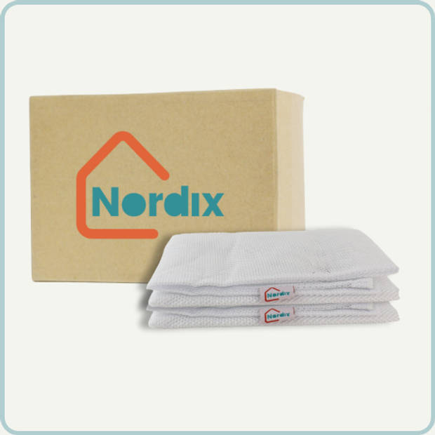 Nordix Waszak Groot XL - 60 x 90 CM - 2 stuks - Wit - Treksysteem - Trekbandsluiting - Polyester