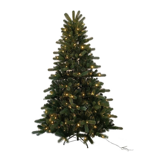 Wintervalley Trees - Kunstkerstboom Jason met LED verlichting - 150x100cm - Groen