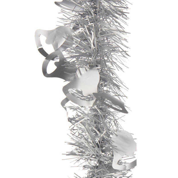 Arte R folieslinger - zilver - 200 x 12 cm - Kerstslingers