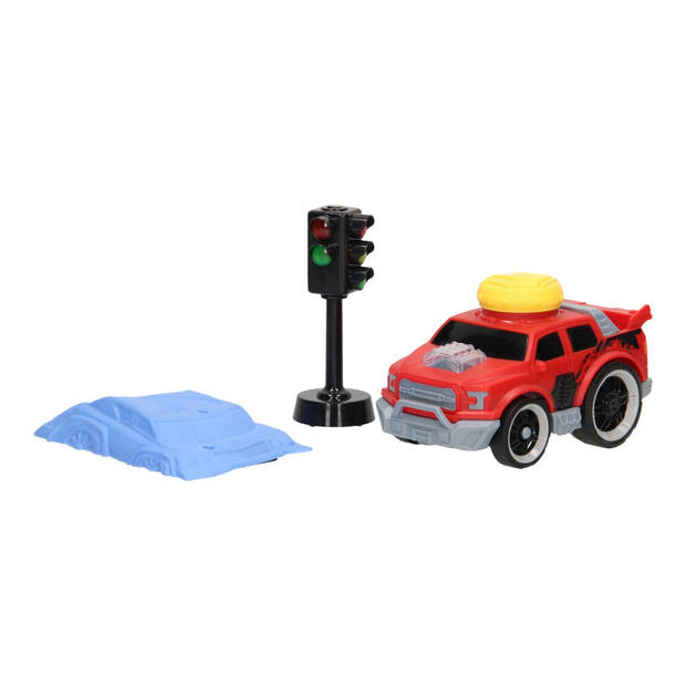 Crash Stunt Auto Set Rood