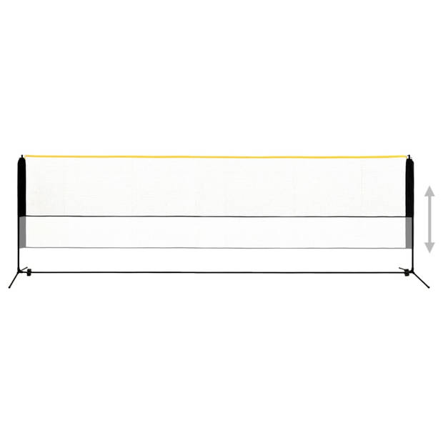 The Living Store Badmintonnet - Outdoor - Sportnet 500x103cm - Verstelbaar