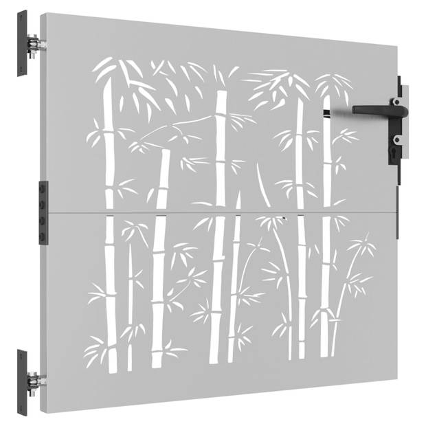 The Living Store Tuinpoort - Cortenstaal - 85 x 75 cm - Roestig - Lasergesneden ontwerp