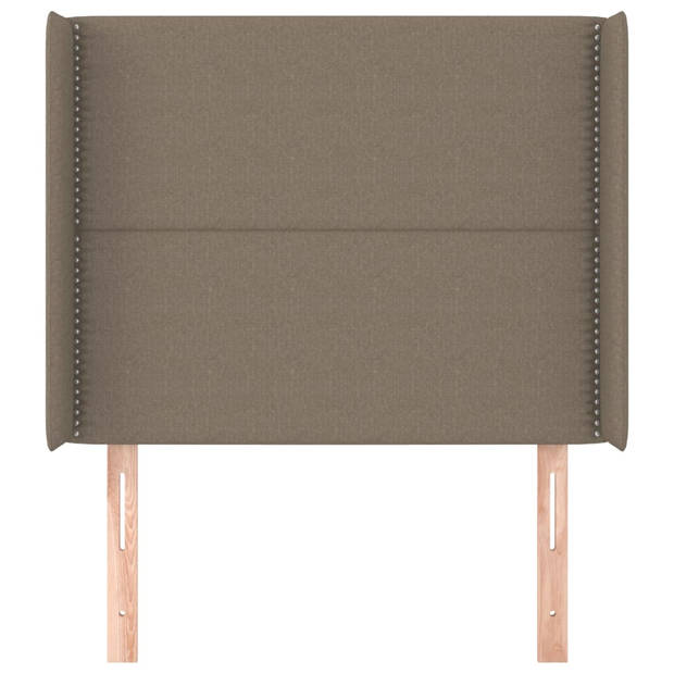 The Living Store hoofdbord - Hoofdbord - Taupe - 103x16x118/128 cm - Duurzaam materiaal