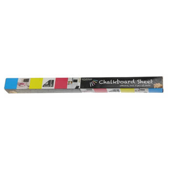 Kinder schoolbord - zelfklevend folie - 45 x 200 cm - incl. krijtjes - Whiteboards