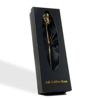 Gouden Roos - Gedipt in 24Krt Goud - Luxe Cadeauverpakking - Echtheidscertificaat - Golden Rose - Original