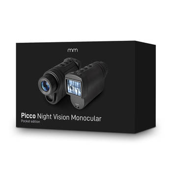 Picco Nachtkijker - Nightvision - 400 Meter Zicht - Zeer Compact - LCD Scherm - Monoculair Verrekijker - Original