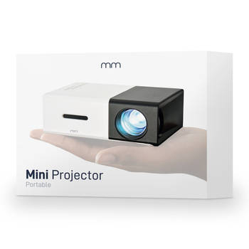Mini HD Beamer - 1080p - Projectieformaat 24 tot 60 Inch - Geschikt voor SD kaart, AV, HDMI en USB - Ingebouwde Speaker
