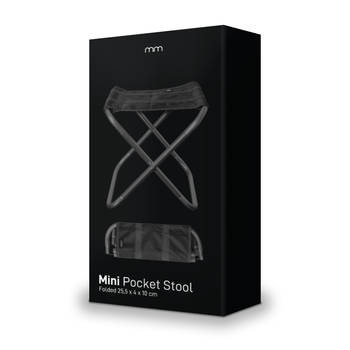Mini Inklapbare Stoel - Past in Broekzak - Tot 100kg - Draagbaar - Opvouwbaar Picknick Stoeltje - Mini Pocket Stool -