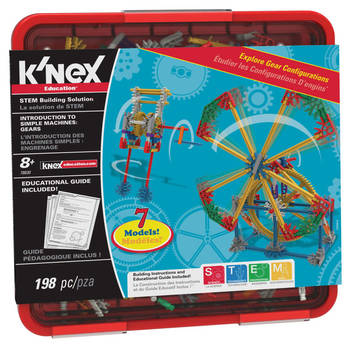 K'Nex - K'Nex Bouwset Intro to Simple Machines Gears 198dlg.