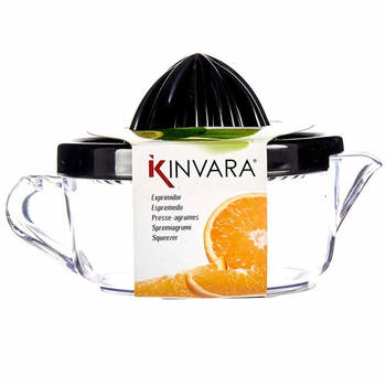 Kinvara Sinaasappelpers - zwart - 17 x 12 x 10 cm - Citruspersen