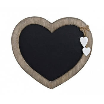 Schrijfbord hart vorm 27 cm - Krijtborden