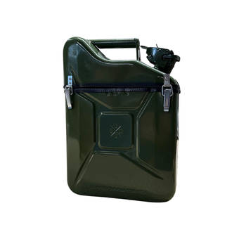 Jerrycan Giftbox 10L - Groen - Unieke Opbergdoos - Exclusief drank - Origineel cadeau - Opbergoplossing - DBM groen