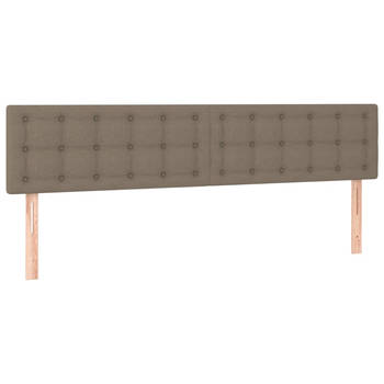 The Living Store Hoofdbord - Hoofdbord - 200 x 5 cm - Taupe