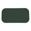 MSV Douche/bad anti-slip mat badkamer - rubber - groen - 36 x 65 cm - Badmatjes