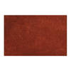 MSV Badkamerkleedje/badmat tapijt voor de vloer - terracotta - 40 x 60 cm - Badmatjes