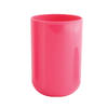 MSV Badkamer drinkbeker Porto - PS kunststof - fuchsia roze - 7 x 10 cm - Tandenborstelhouders