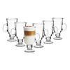 Glasmark Irish Coffee/koffie glazen Paris - transparant glas - 12x stuks - 200 ml - Koffie- en theeglazen