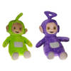 Pluche Teletubbies speelgoed set knuffel Tinky Winky en Dipsey 30 cm - Knuffelpop