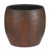 Mica Decorations Bloempot/plantenpot - roest/terracotta bruin - voor kamerplant - H26 x D28 cm - Plantenpotten