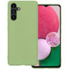 Basey Samsung Galaxy A13 5G Hoesje Siliconen Hoes Case Cover -Groen