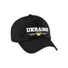 Oekraine / Ukraine landen pet / baseball cap zwart voor kinderen - Verkleedhoofddeksels