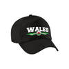 Wales landen pet / baseball cap zwart voor kinderen - Verkleedhoofddeksels