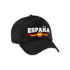 Spanje / Espana landen pet / baseball cap zwart voor volwassenen - Verkleedhoofddeksels