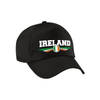 Ierland / Ireland landen pet / baseball cap zwart voor volwassenen - Verkleedhoofddeksels