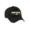 Portugal landen pet zwart / baseball cap voor volwassenen - Verkleedhoofddeksels