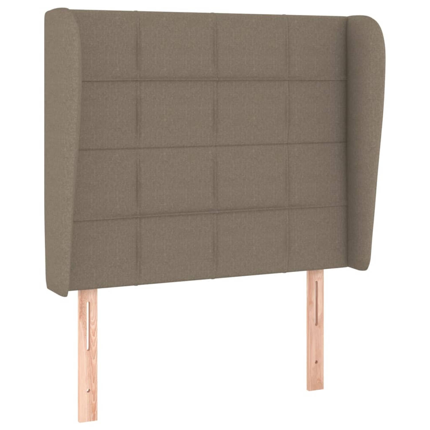 The Living Store - Hoofdbord - Hoofdborden - 103 x 23 x 118/128 - Taupe