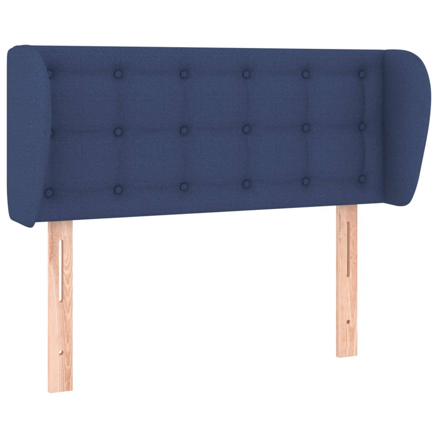 The Living Store Hoofdend - Blauw - 83 x 23 x 78/88 cm - Trendy ontwerp en comfortabele ondersteuning