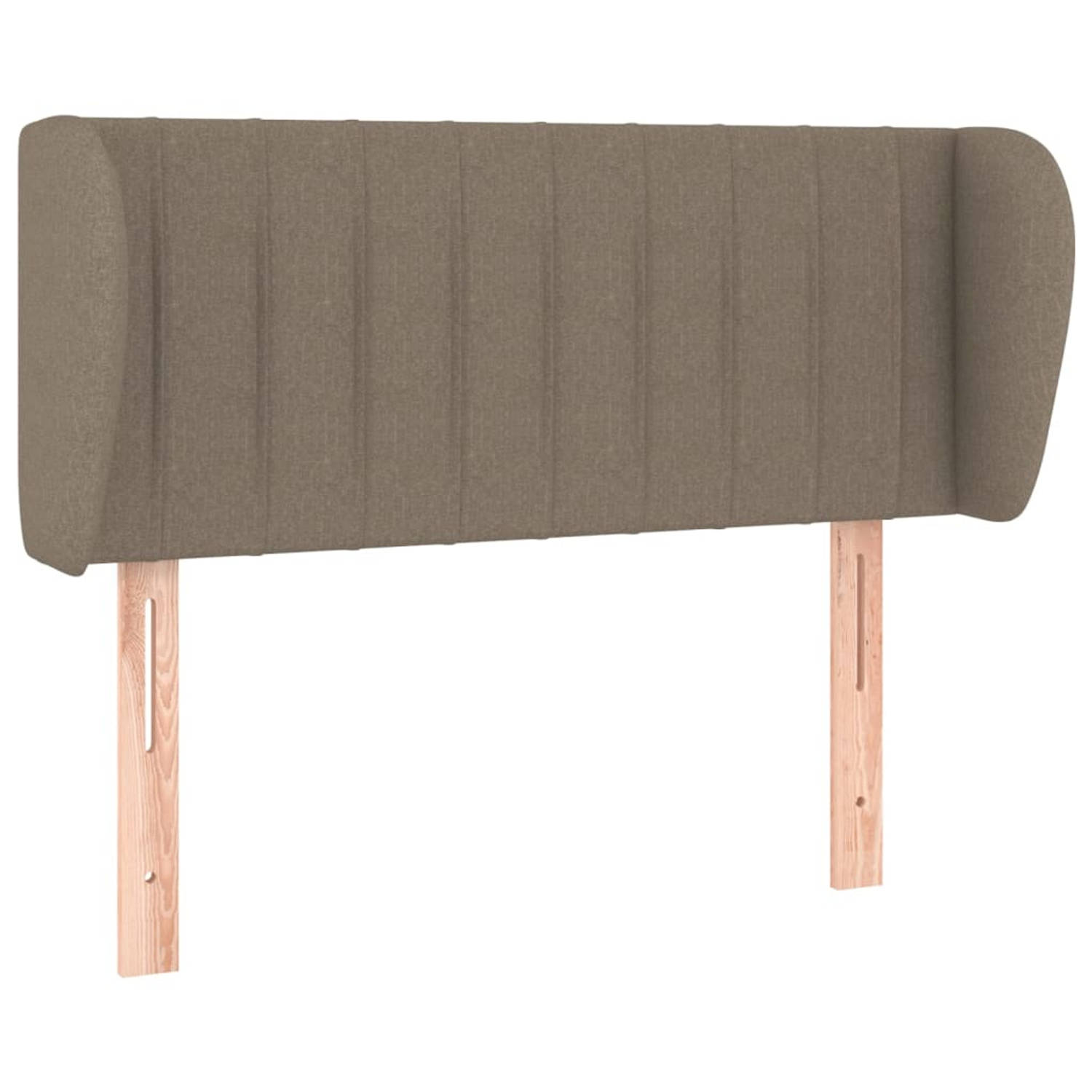The Living Store Hoofdbord - 103x23x78/88cm - Taupe