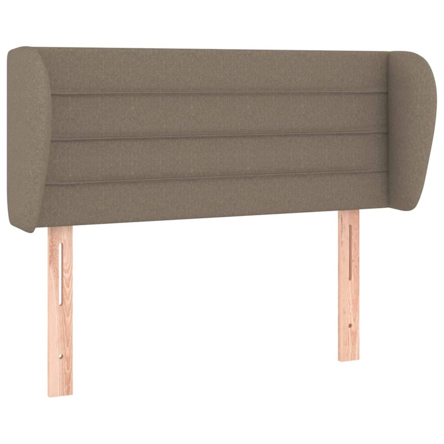 The Living Store Hoofdeind Lucca - Hoofdbord - Taupe - 83 x 23 x 78/88 cm