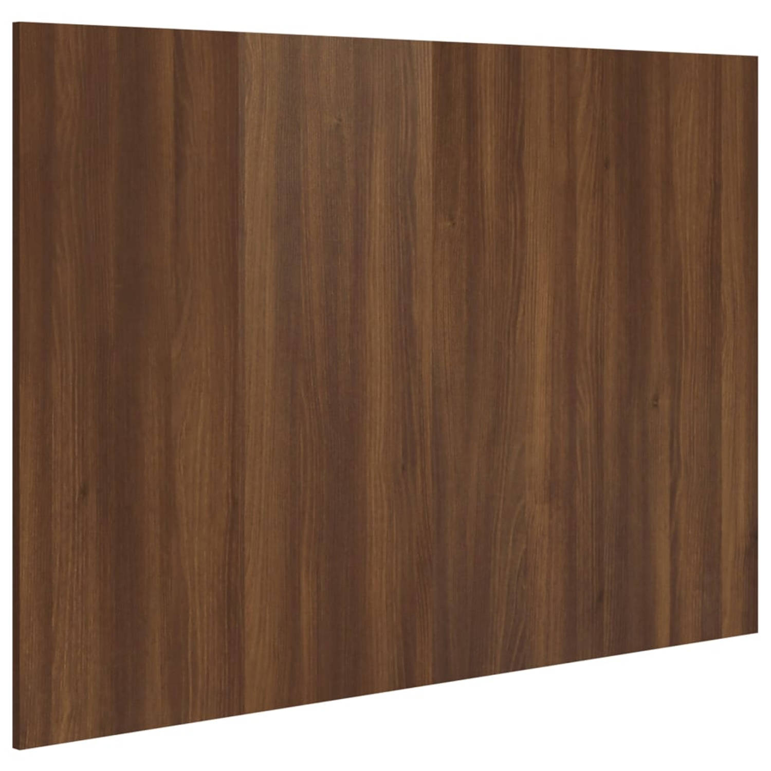 The Living Store Hoofdbord 120x1-5x80 cm bewerkt hout bruineikenkleurig - Bedonderdeel