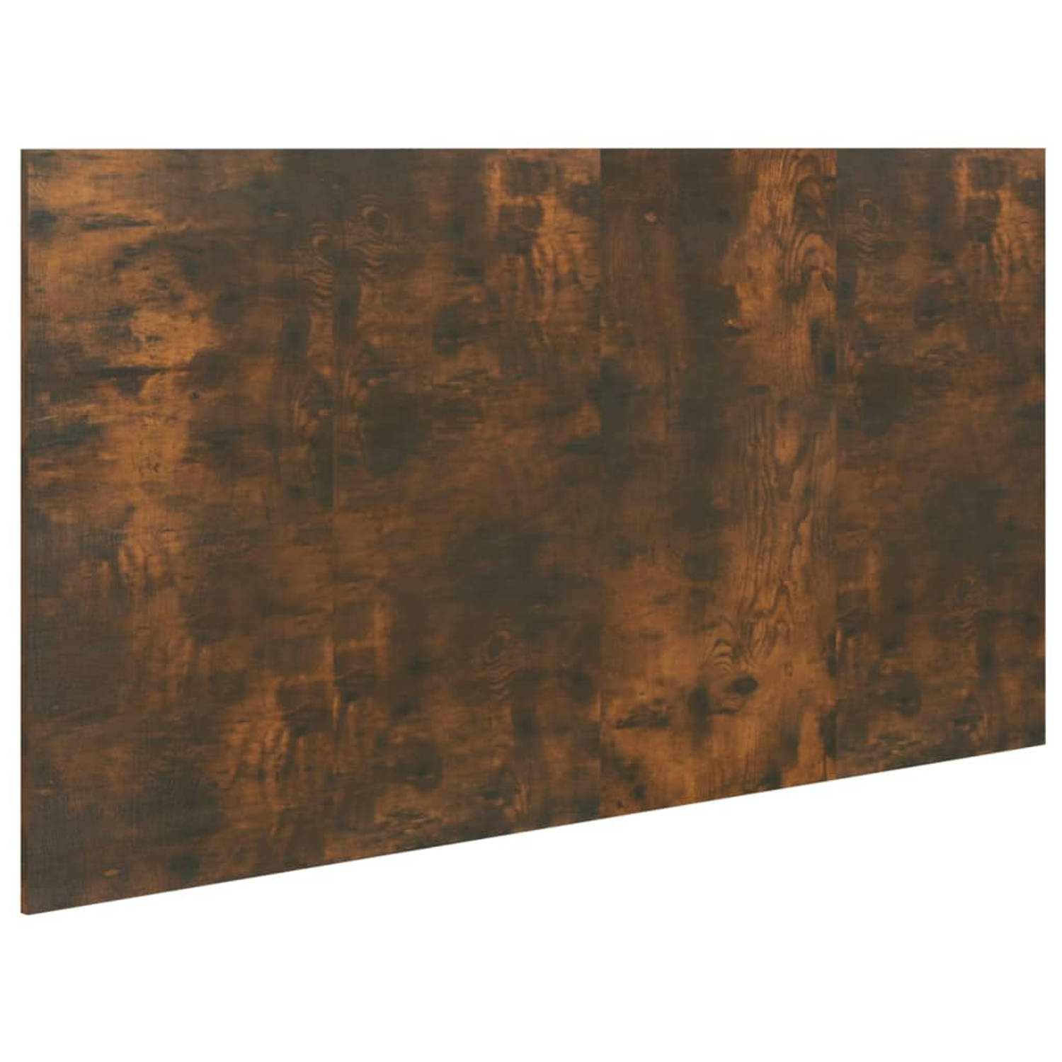 The Living Store Hoofdbord 160x1-5x80 cm bewerkt hout gerookt eikenkleurig - Bedonderdeel