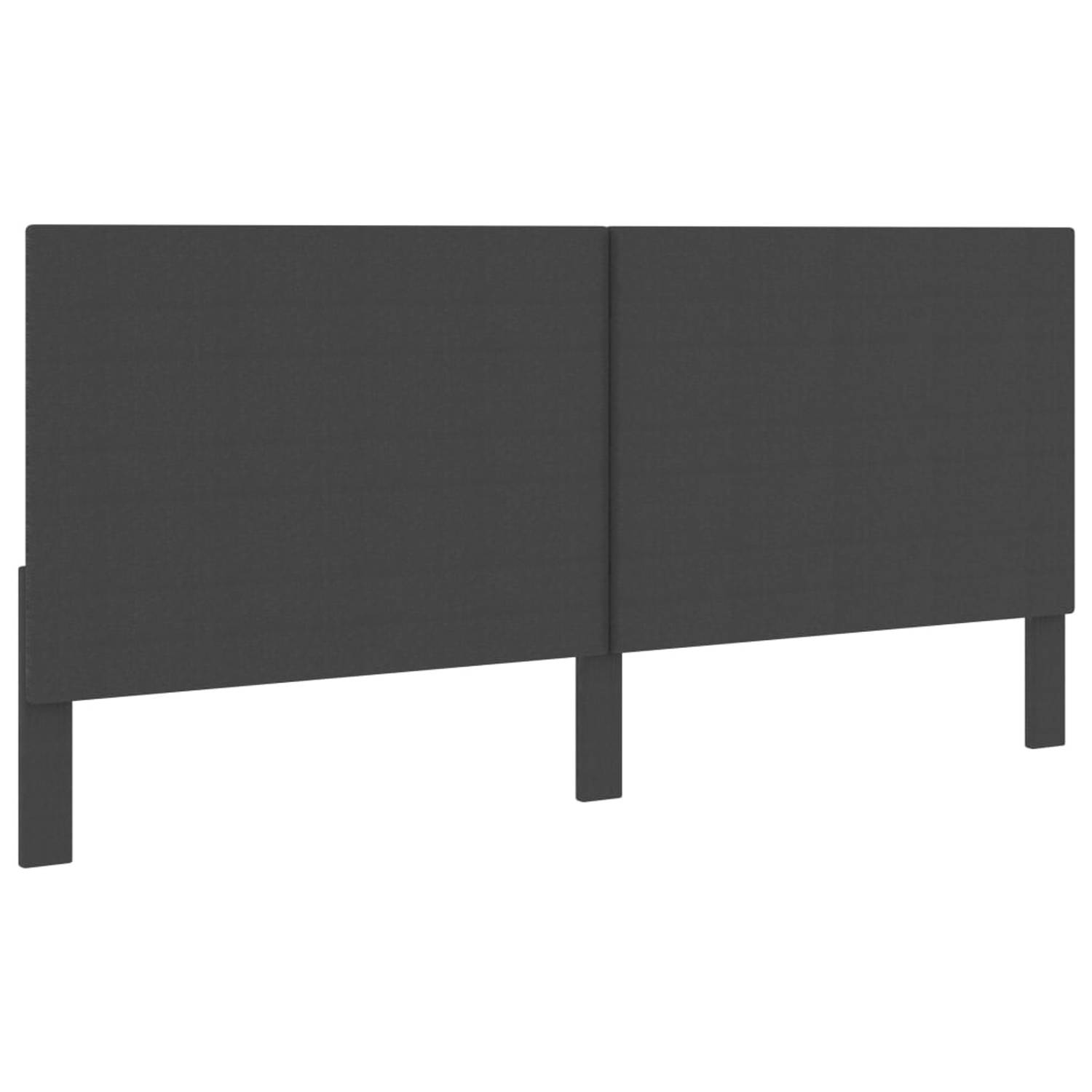 The Living Store Hoofdbord - Elegant Charme - Materiaal- Stof en MDF - Afmetingen- 201x116x3.8 cm - Geschikt voor 200x200 cm bedframe