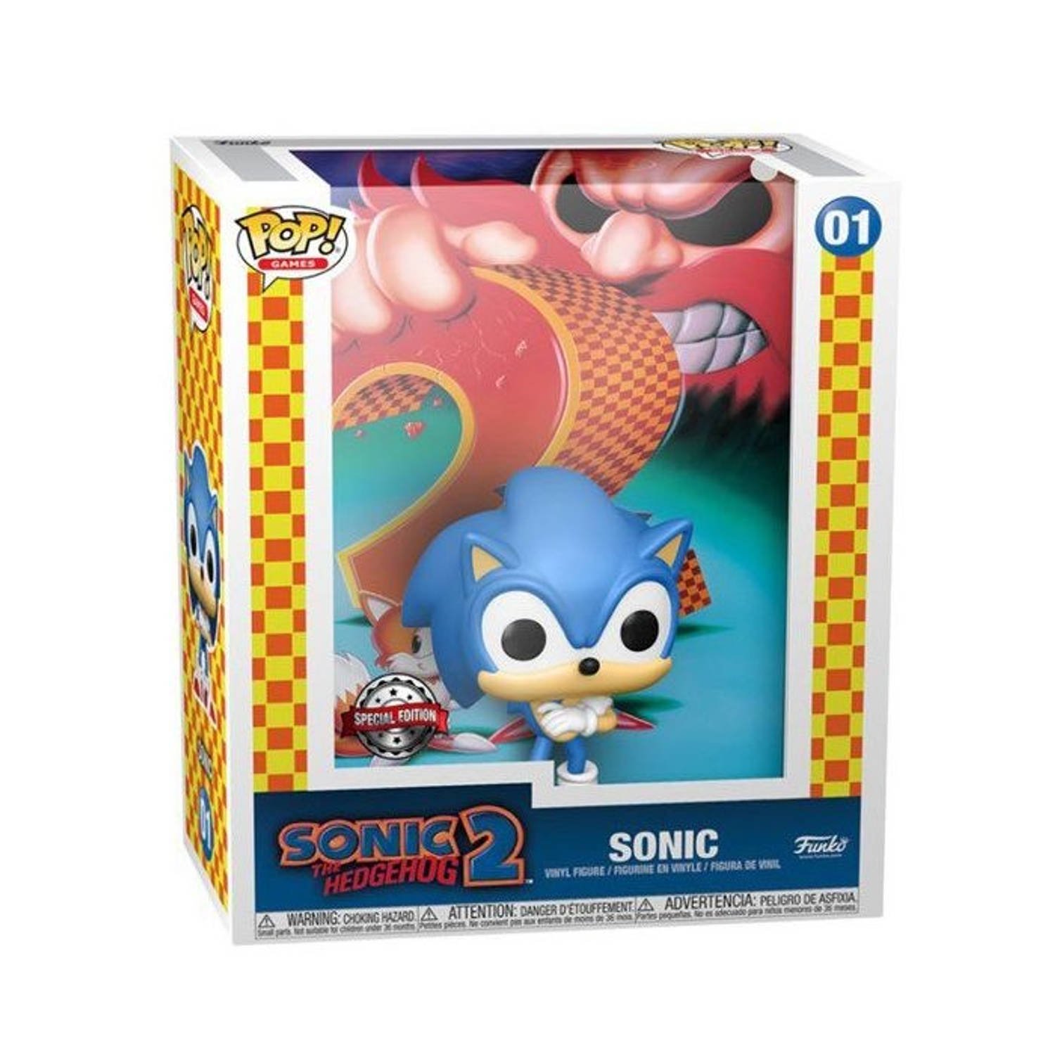 Pop Game Cover: Sonic the Hedgehog 2 Funko Pop #01