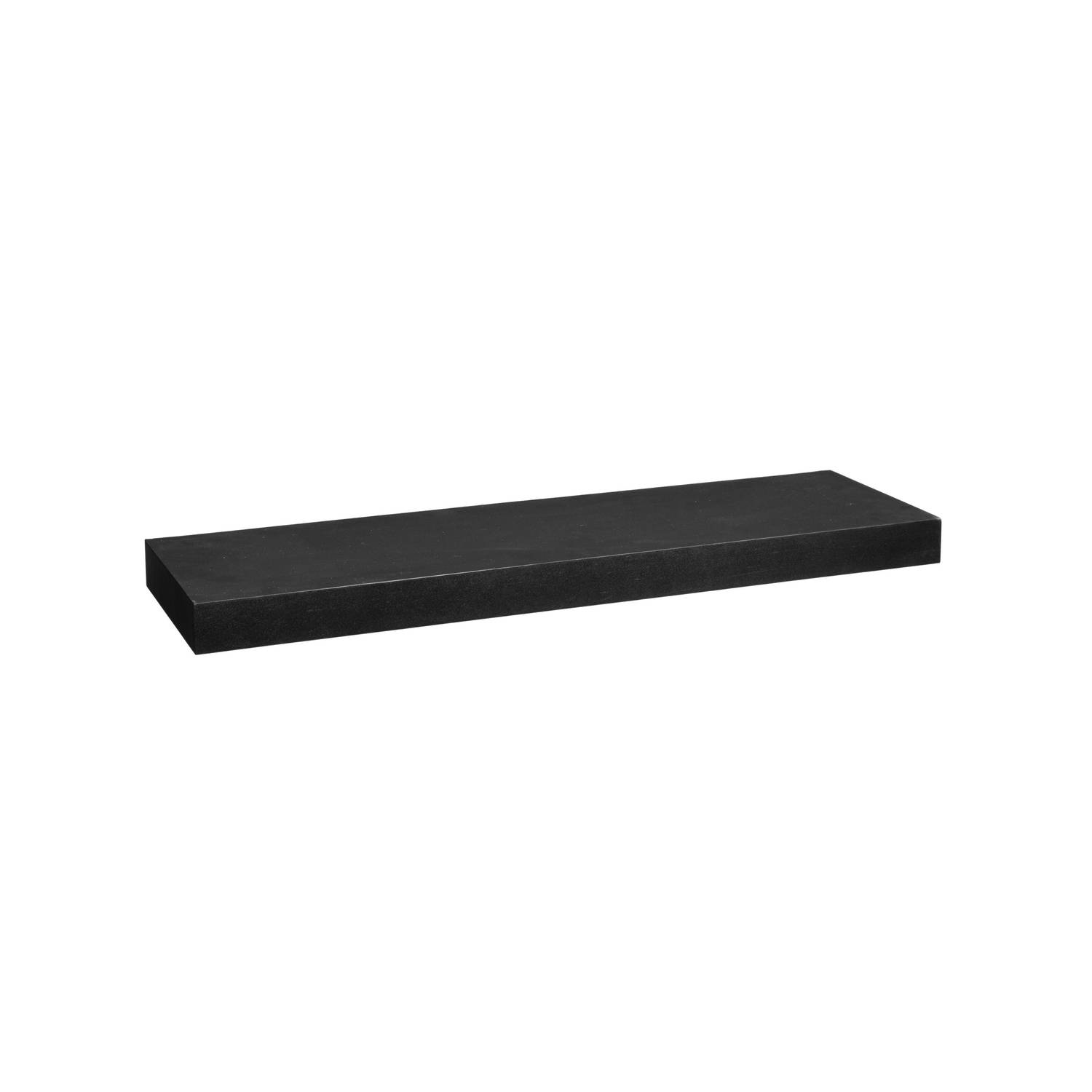 Wandplank Zwevend – 60 cm 15kg Belastbaar – Mat Zwart