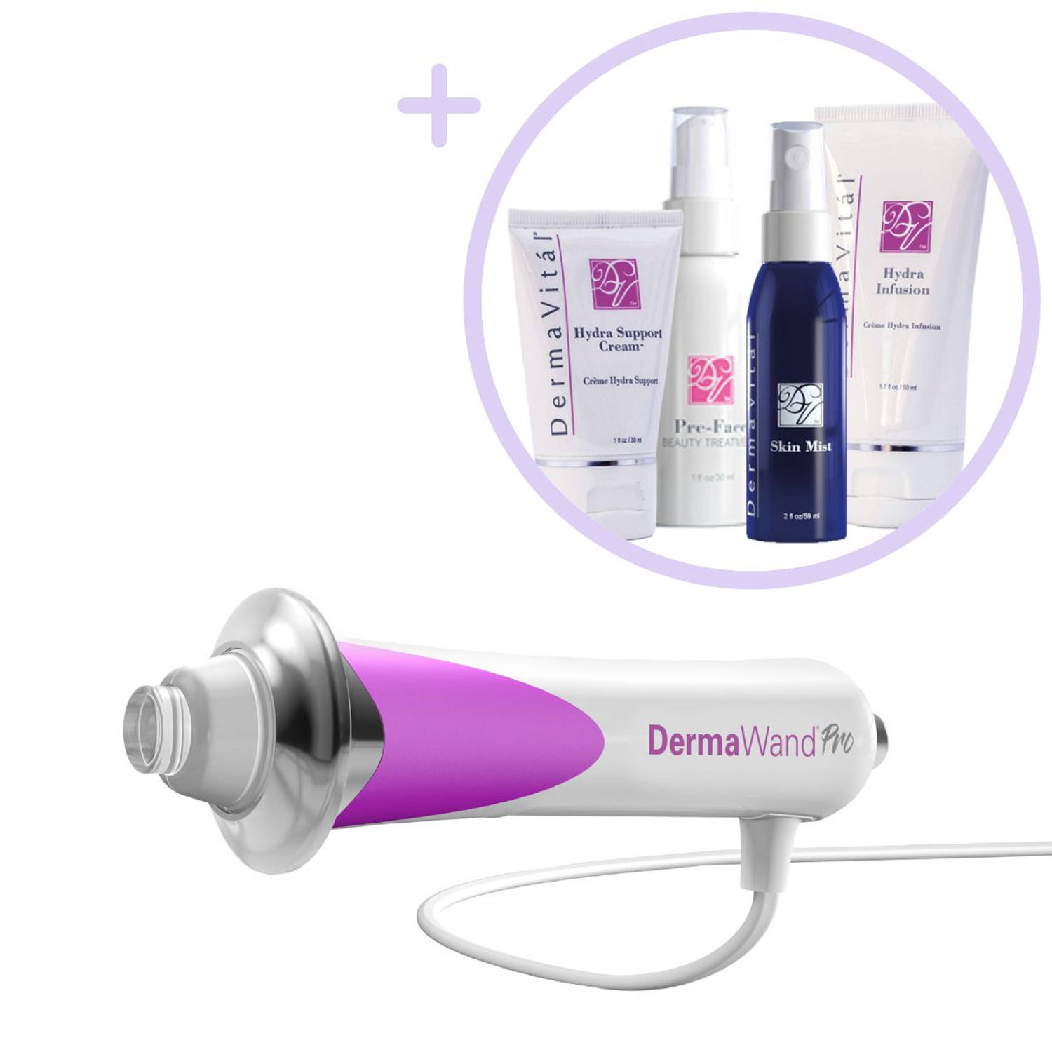DermaWand PRO - Huid verzorgingsapparaat + DermaVital Skincare