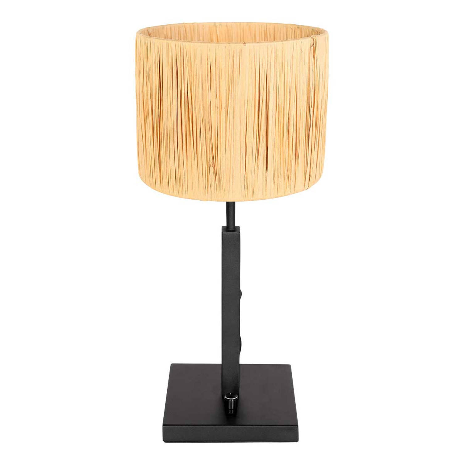 Steinhauer Stang tafellamp - ø 50 cm - E27 (grote fitting) - naturel en zwart