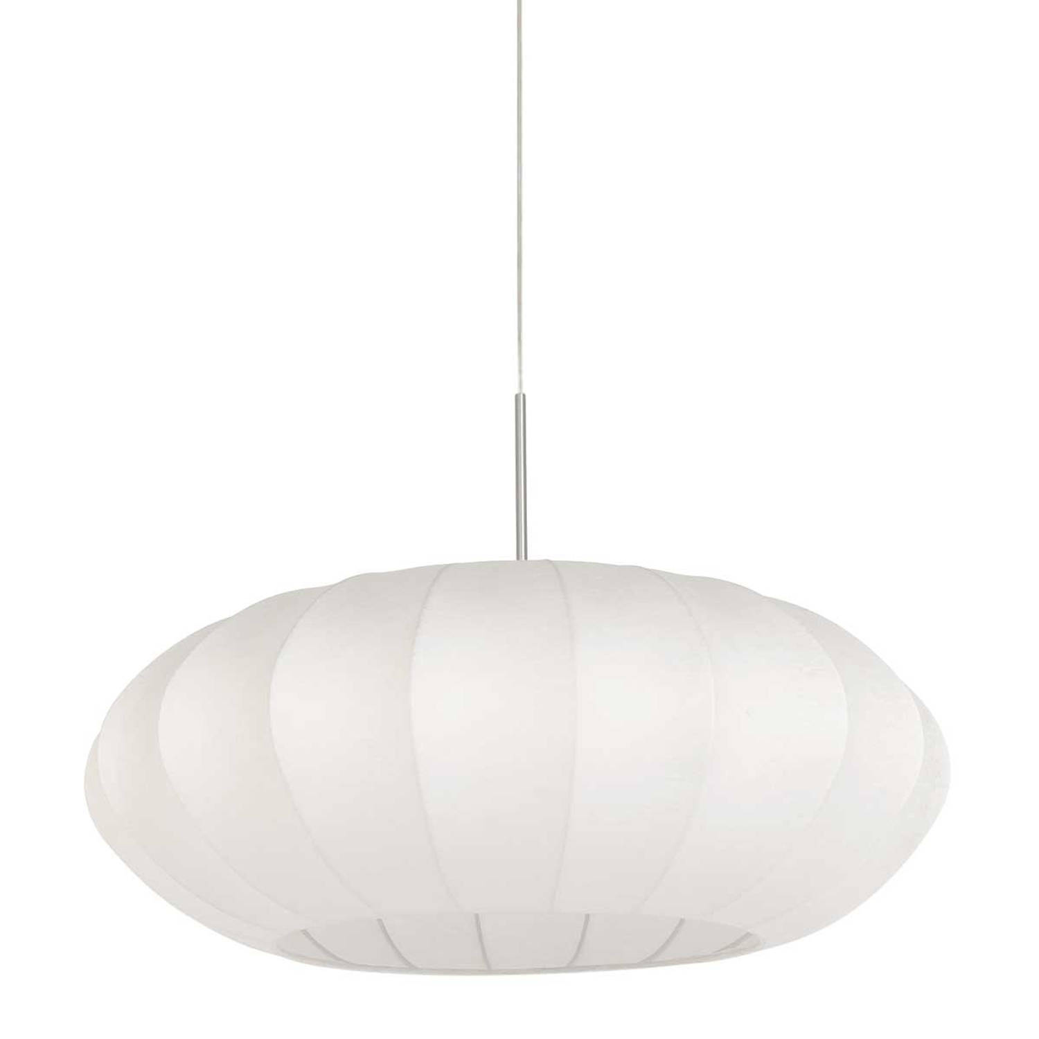 Steinhauer Sparkled light hanglamp - ø 60 cm - In hoogte verstelbaar - E27 (grote fitting) - staal en wit