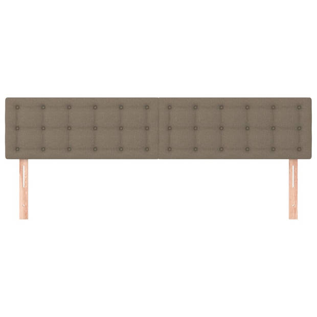 The Living Store Hoofdbord - Hoofdbord - 200 x 5 cm - Taupe