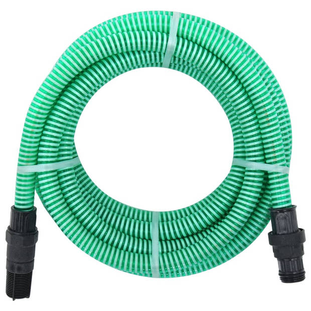 The Living Store PVC Tuinslang - 10m - Groen - 22mm Binnendiameter