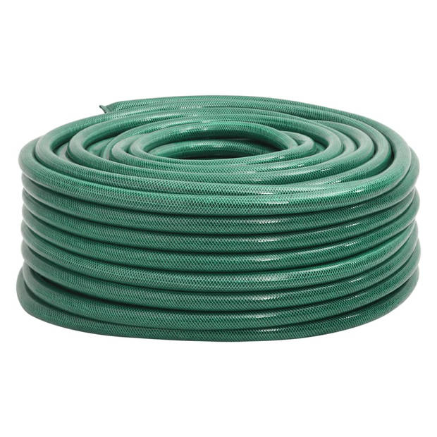 The Living Store Tuinslang 30m - 25mm PVC - groen