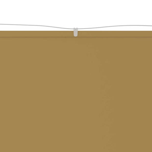 The Living Store Balkonscherm - Oxford stof - 180x800 cm - Beige - Waterbestendig