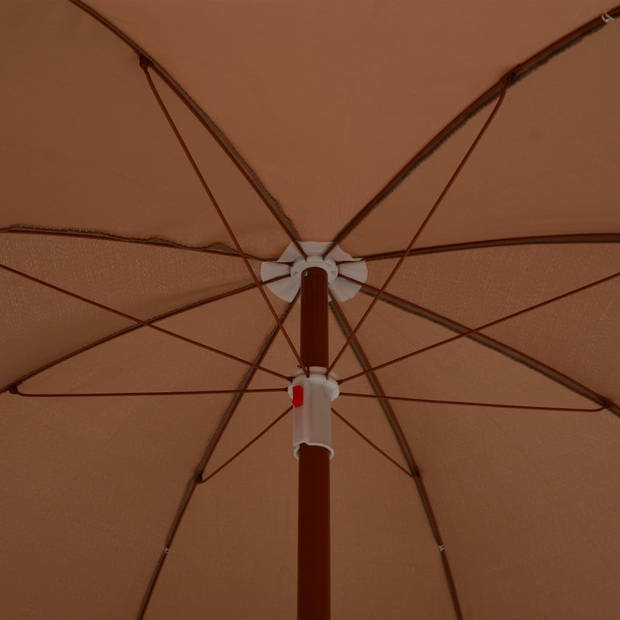 The Living Store - Parasol - 155x190 cm - Uv-bescherming - Polyester - Taupe