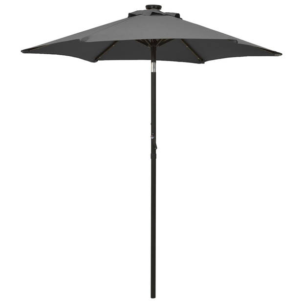 The Living Store Parasol - name - Tuin en Terras - 200 x 211 cm - UV-bescherming - Inklapbaar