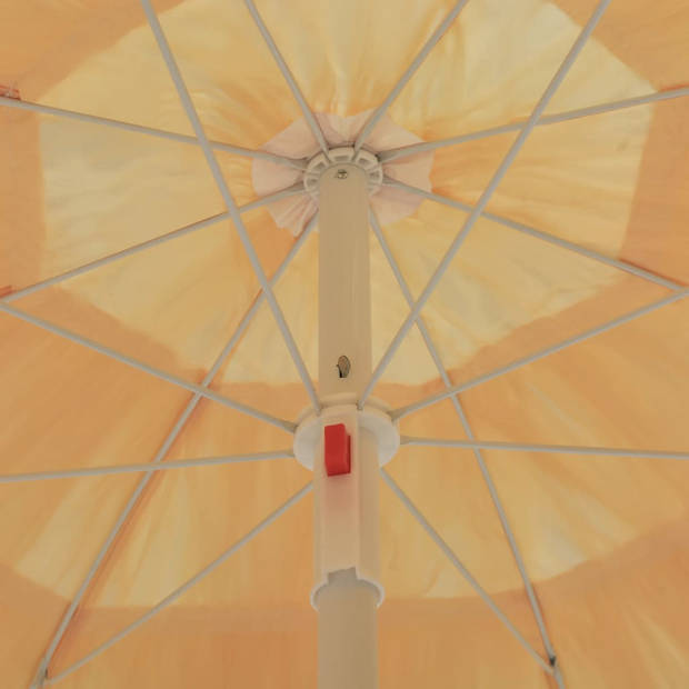 The Living Store Parasol Hawaï - 160 cm - Naturel - Weer- en uv-bestendig