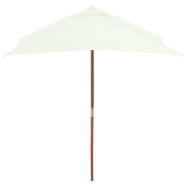 The Living Store Parasol The Living Store Tuinparasol 150x200x235 cm Zandkleurig - 38 mm paal