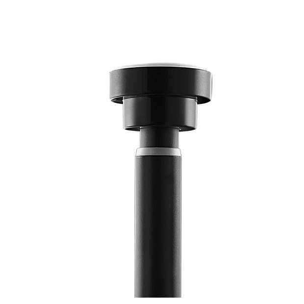 ACAZA Zelf Opspannende Gordijnroede voor Gordijn - Stang van 125-220 cm - Zwart